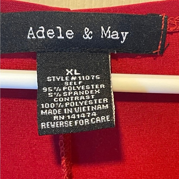 Adele & May Sheer Flowy Tank Blouse Size XL - Picture 2 of 4